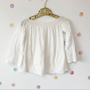 Embroidered Eyelet Boho Top 